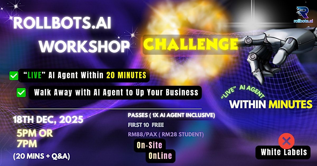 Workshop Challenge - AI Deploy within Minutes, 18 December | Event in Ampang | AllEvents