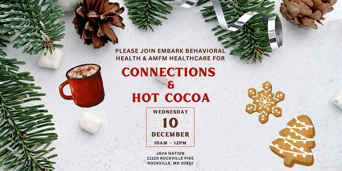 Connections & Hot Cocoa, 10 December | Event in Rockville | AllEvents