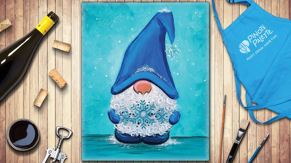 Snowflake Gnome, Pinot's Palette Naperville, December 9 2022
