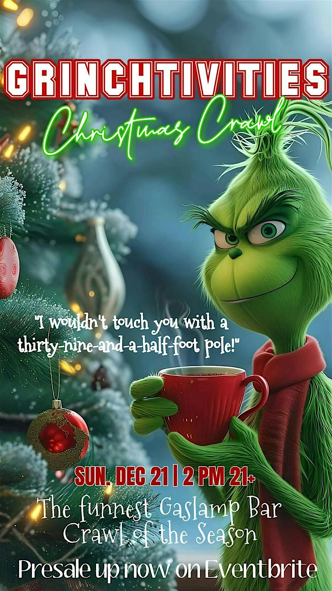 Grinchtivities Christmas Bar Crawl, 21 December | Event in San Diego | AllEvents