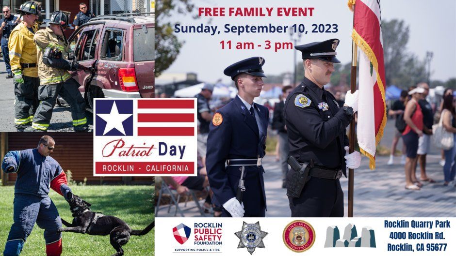 Patriot Day, Rocklin Quarry Park, September 10 2023 AllEvents.in