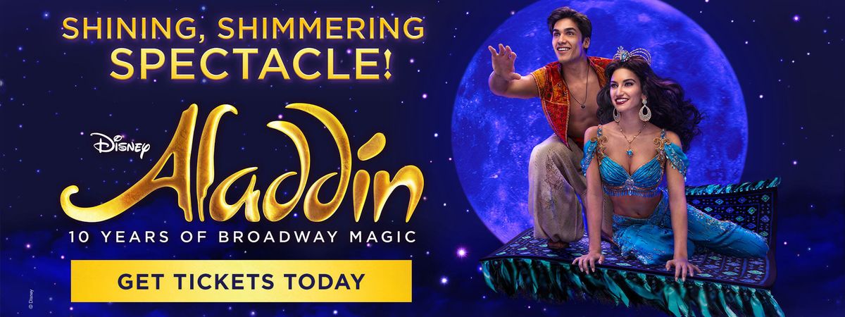 Aladdin at New Amsterdam Theater, 14 May | Event in New York | AllEvents