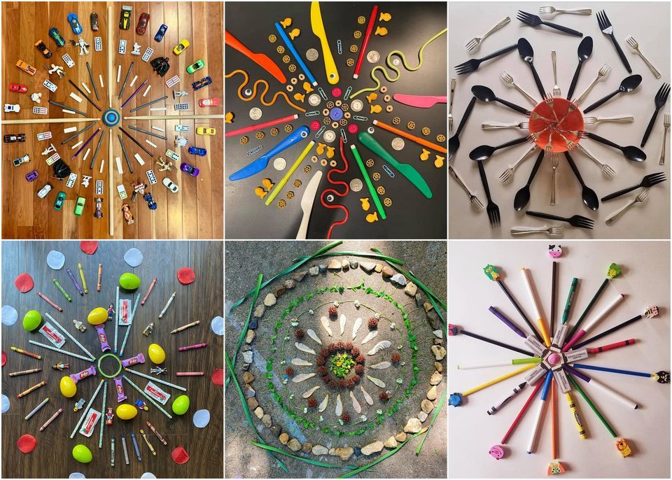 Spirit Lake Arts May Meeting Found Object Mandalas!, Blank Canvas Arts