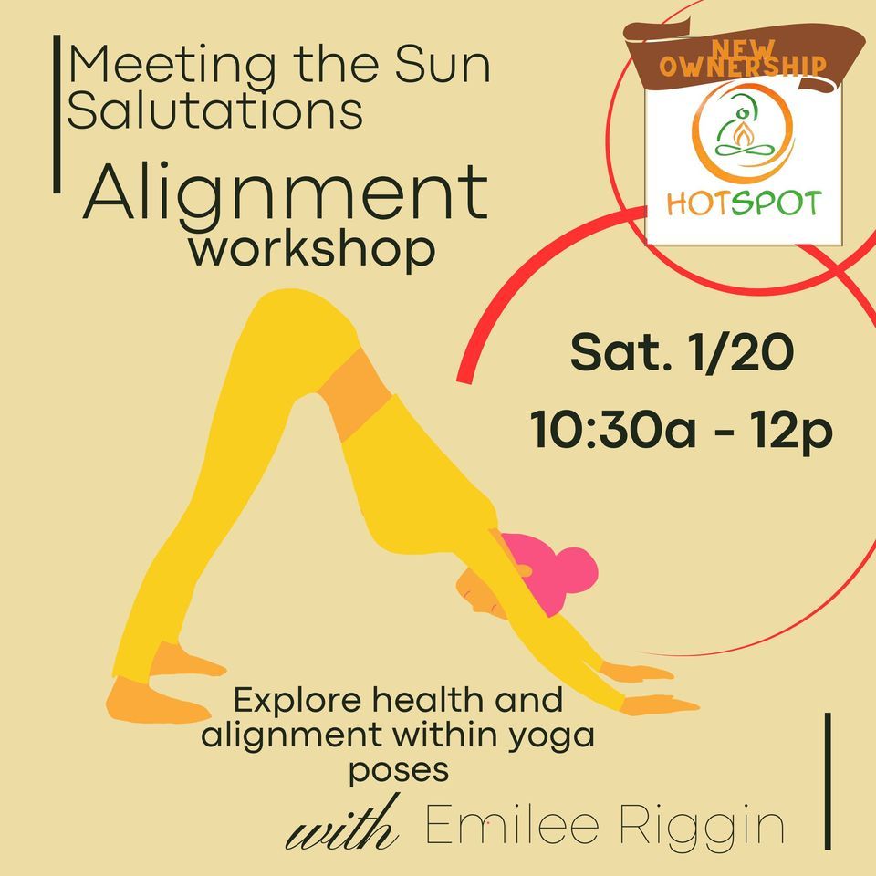 Alignment Clinic with Sun Salutations, The Hot Spot Yoga Studio, Carson
