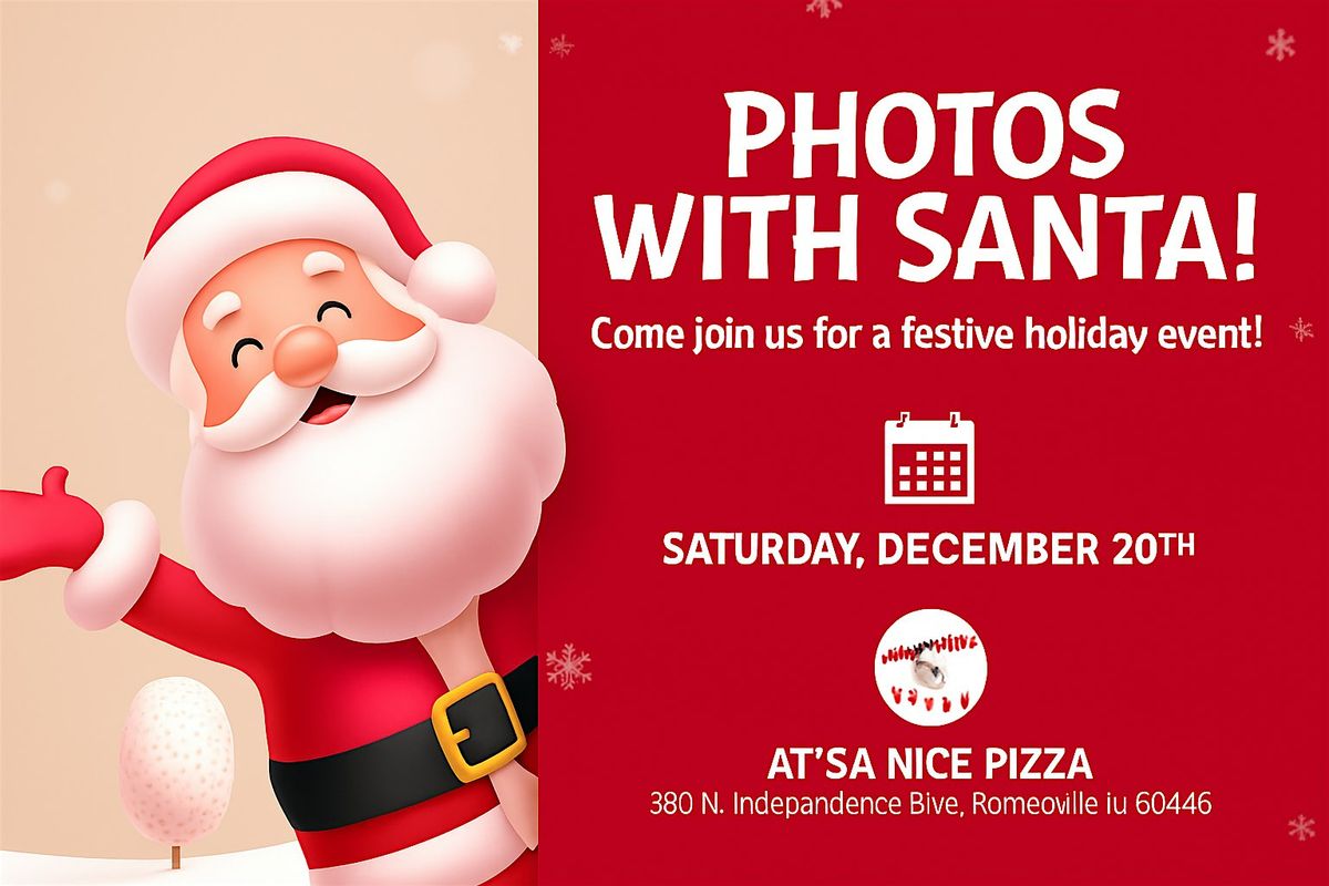 Pictures With Santa!, 20 December | Event in Romeoville | AllEvents