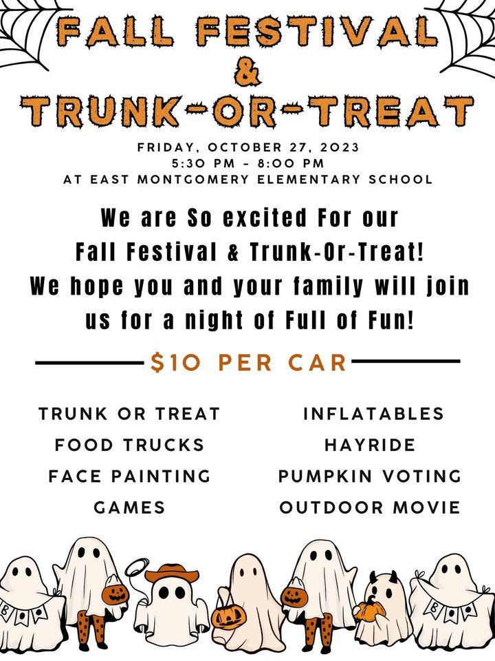 EMES Fall Festival & TrunkOrTreat, East Montgomery Elementary