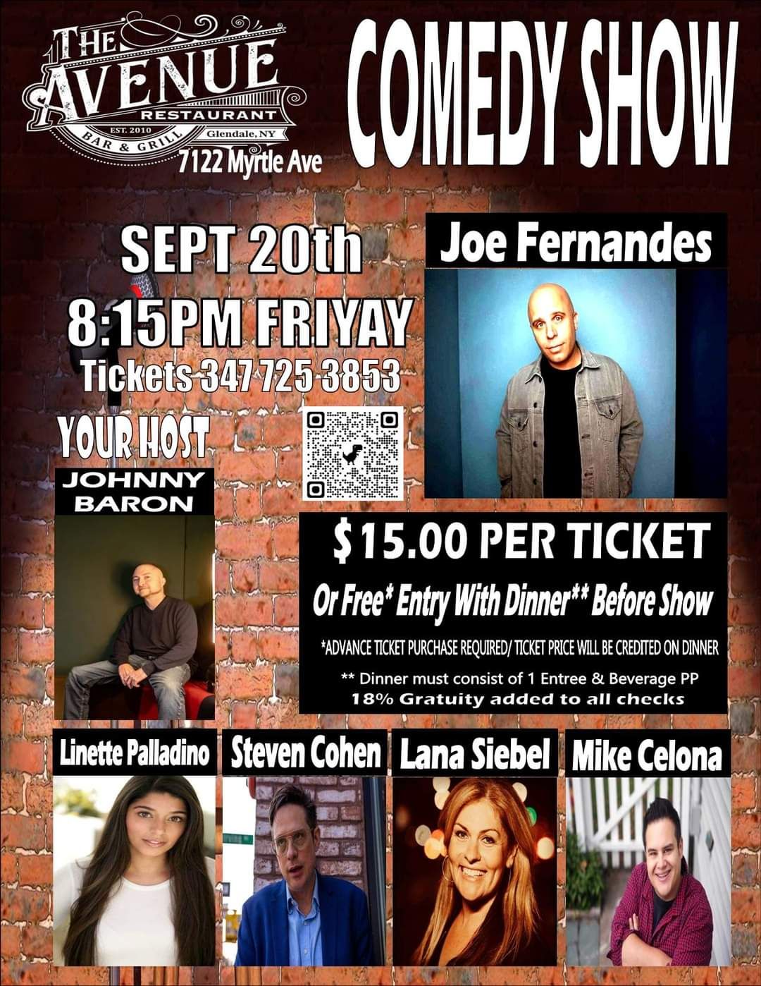 Joe Fernandes at Uncle Vinnies Comedy Club | Event in Point Pleasant Beach | AllEvents