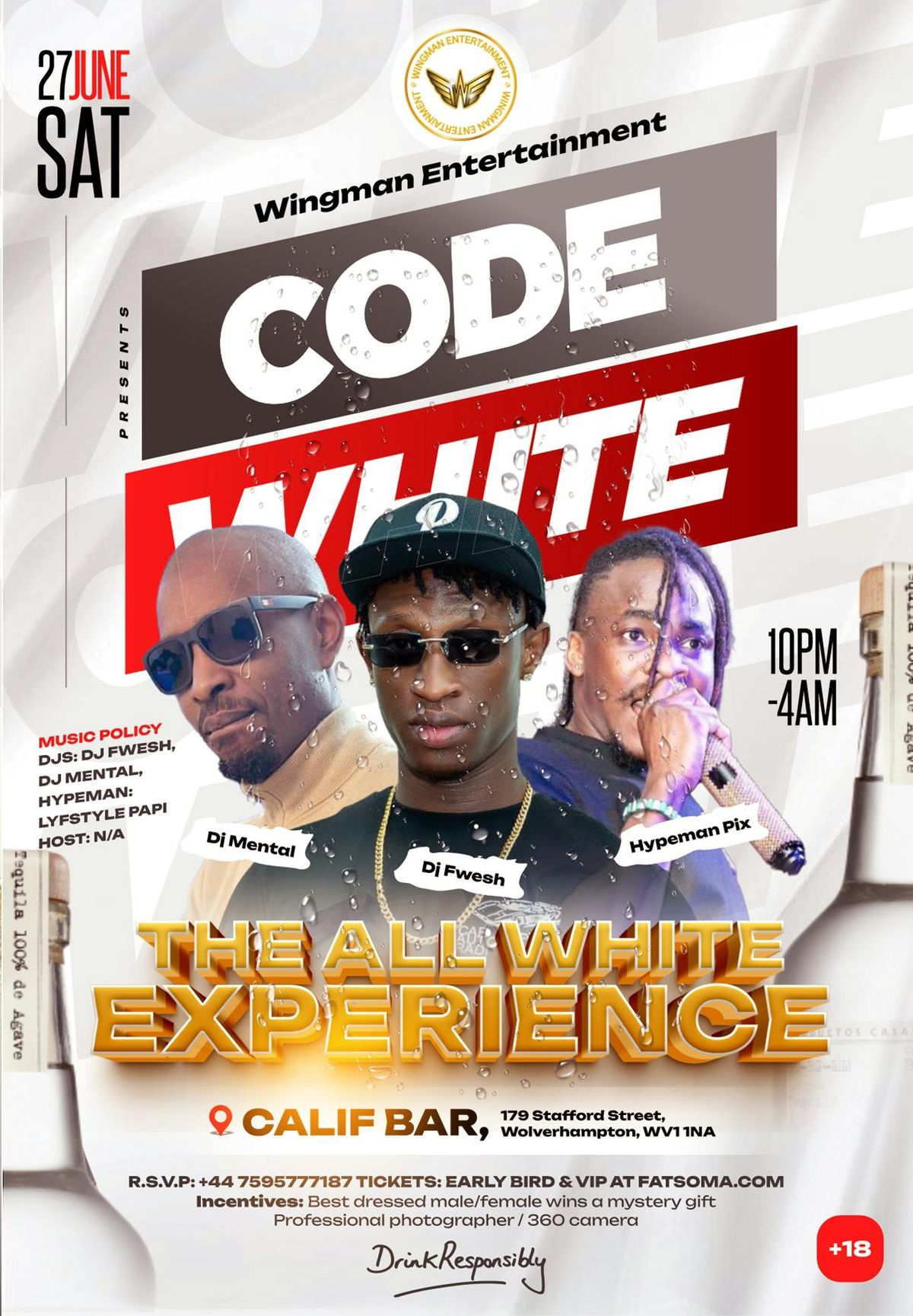 Code White, 27 June | Event in Wolverhampton | AllEvents