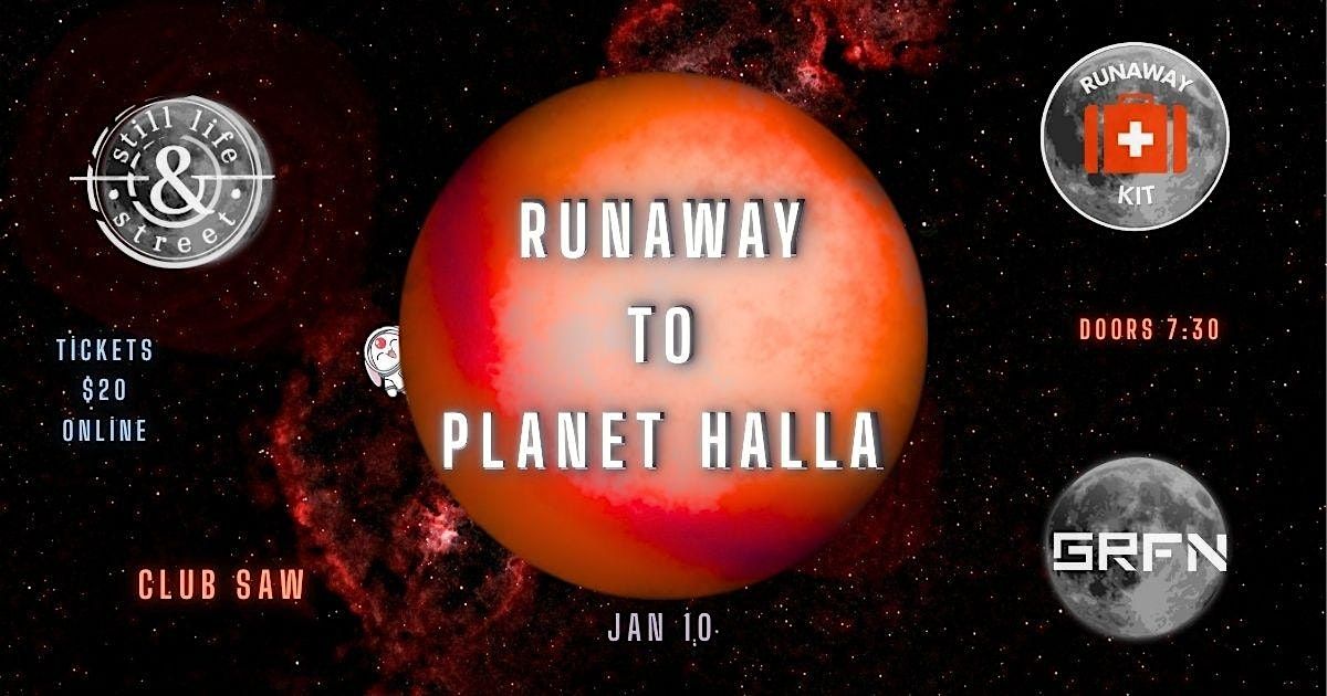 Runaway to Planet Halla, 10 January | Event in Ottawa | AllEvents