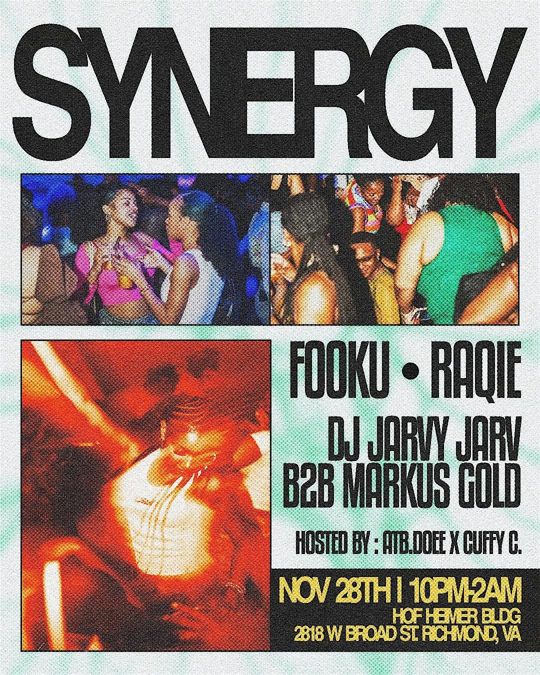 SYNERGY, 28 November | Event in Richmond | AllEvents