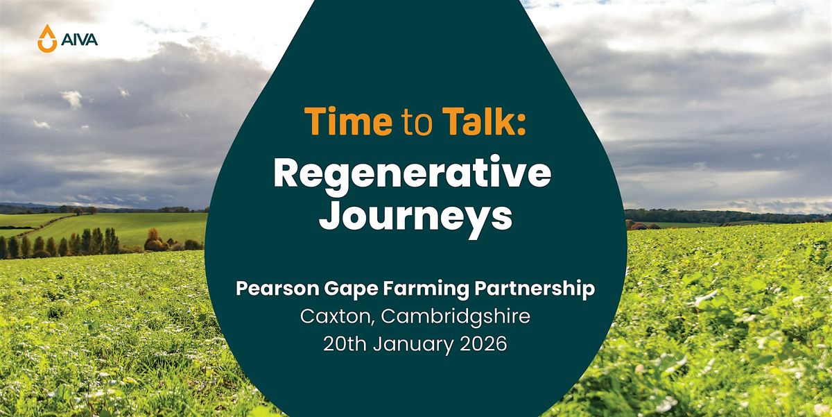 Time to Talk: Regenerative Journeys (Cambridgeshire), 20 January | Event in Caxton | AllEvents