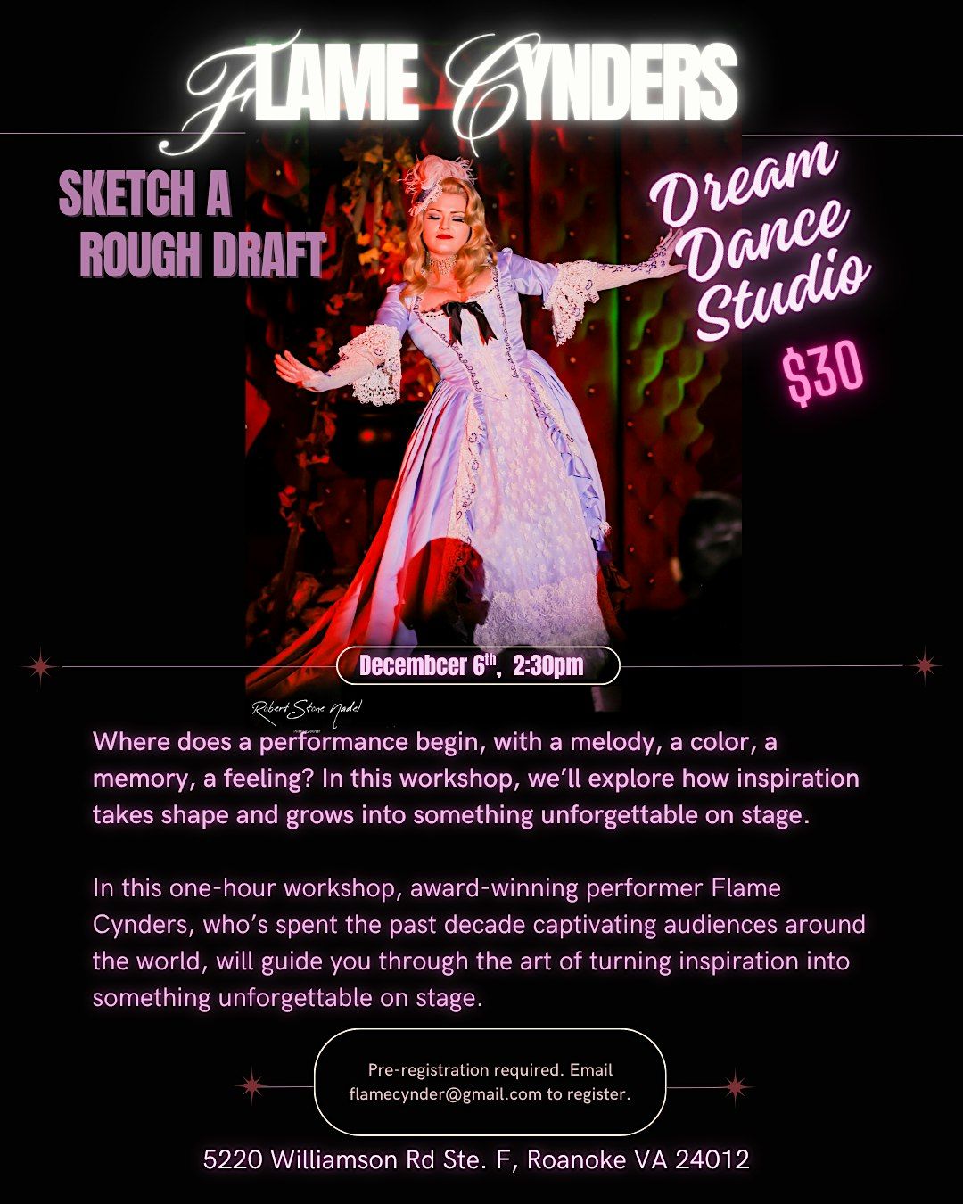 Sketch a Rough Draft, 6 December | Event in Roanoke | AllEvents