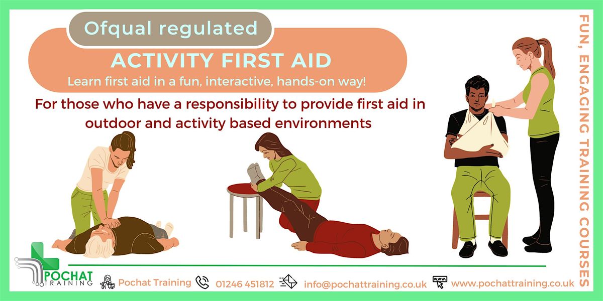QA Level 2 Award in Activity First Aid (RQF) | Event in Chesterfield | AllEvents