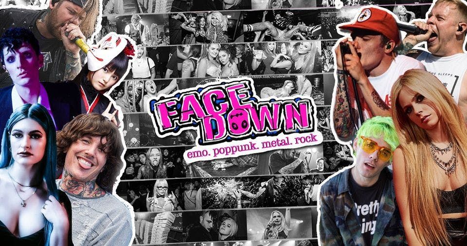 🤘 Face Down  🤘 ∙ Canterbury∙  - Pop Punk, Metal, Emo Night, 1 December | Event in Canterbury | AllEvents