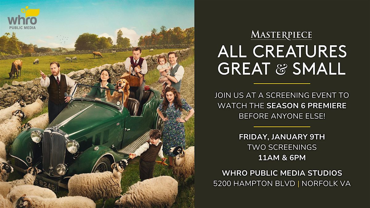 All Creatures Great & Small Season 6 Premiere Screening, 9 January | Event in Norfolk | AllEvents