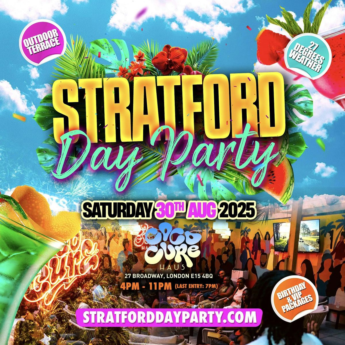 STRATFORD DAY PARTY -  London Biggest Summer Closing Day Party | Event in Leytonstone | AllEvents