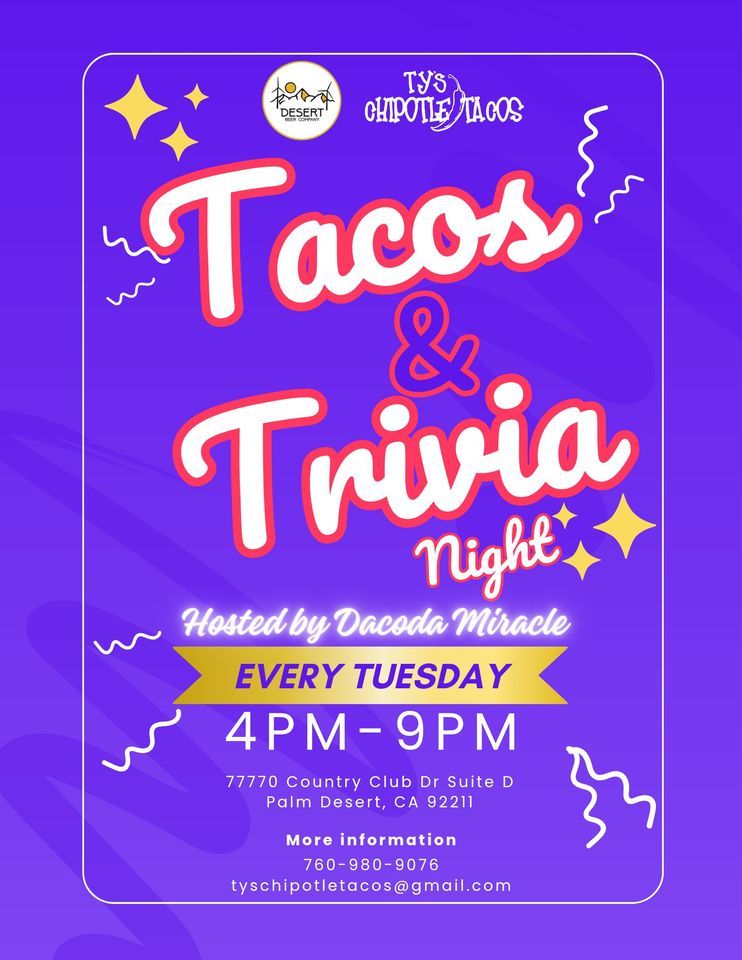 tacos-and-trivia-desert-beer-co-palm-desert-12-march-2024-allevents