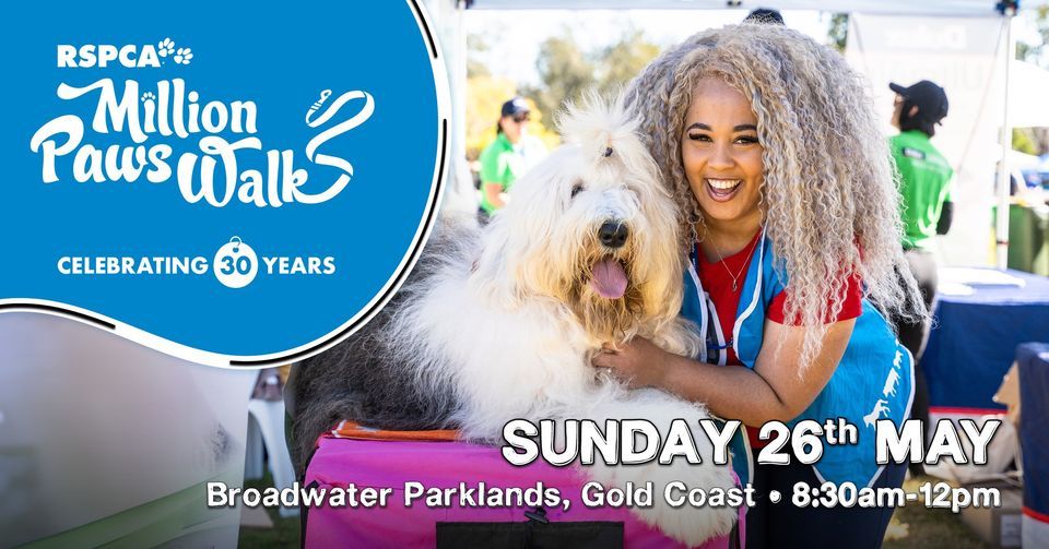 Million Paws Walk Gold Coast ๐ถ, Broadwater Parklands, Southport, May 26