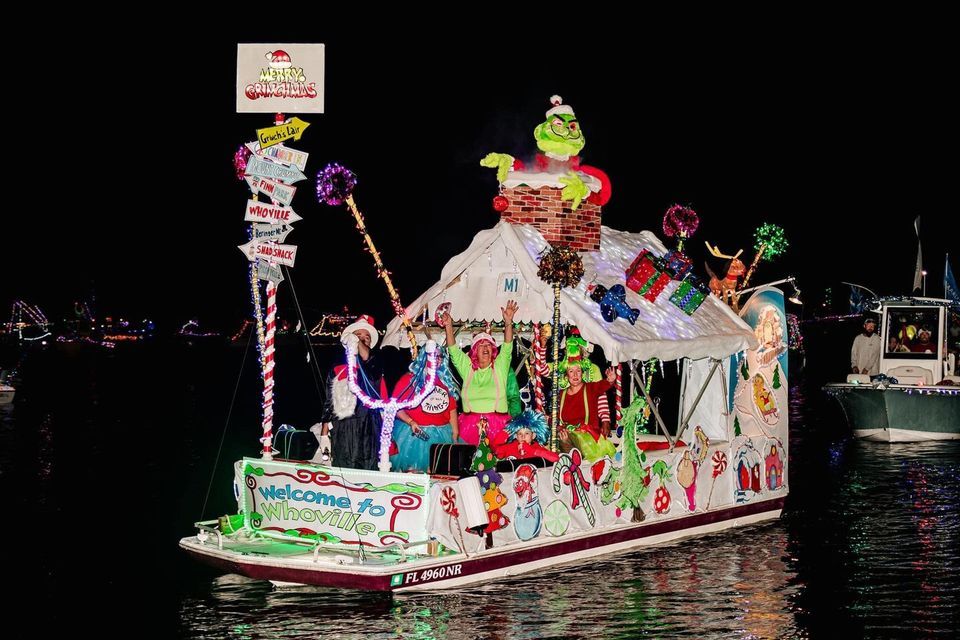 2023 Merritt Island Christmas Boat Parade, Sykes Creek Canal, Merritt