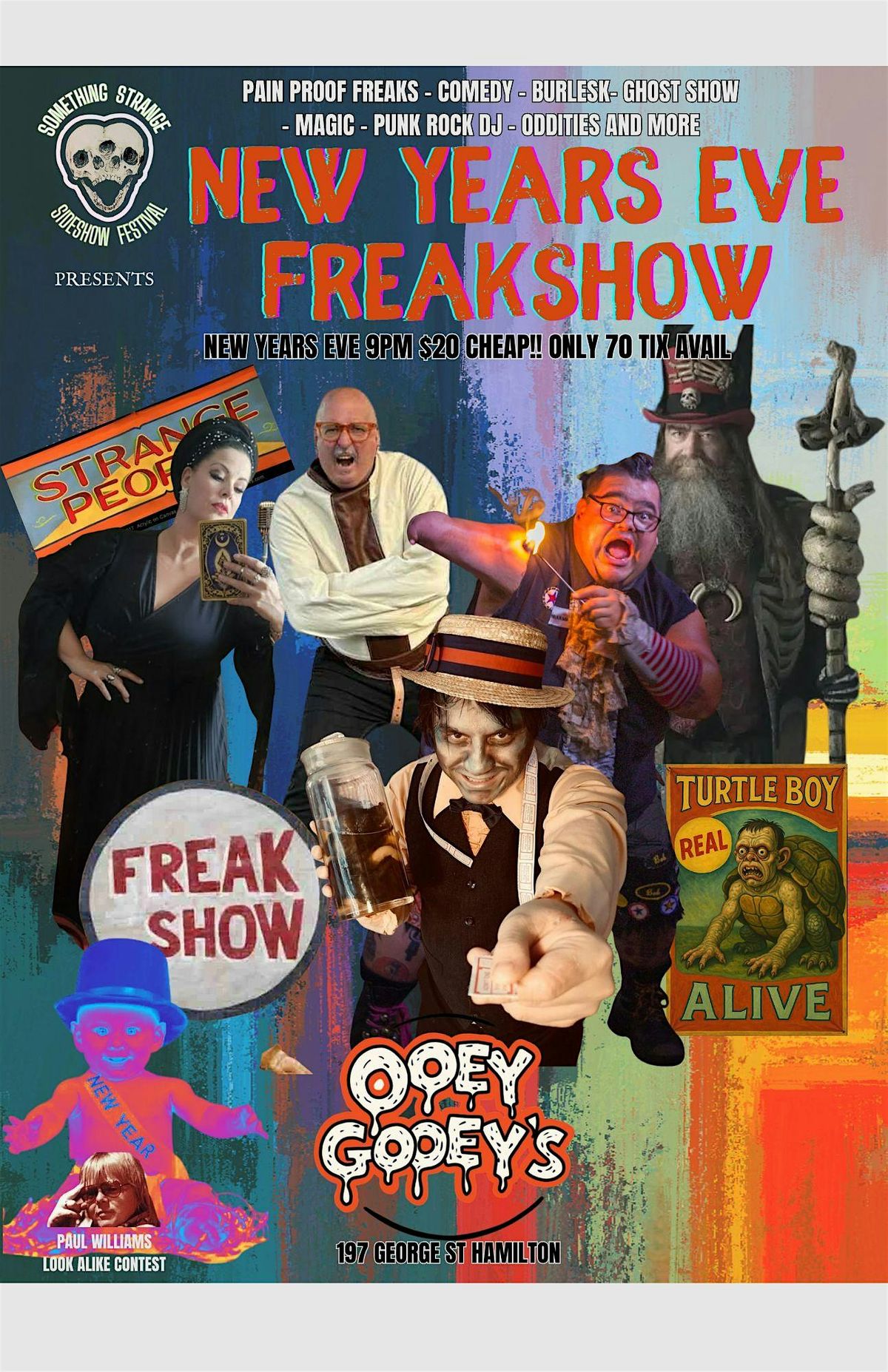 New Years Eve FREAKSHOW, 31 December | Event in Hamilton | AllEvents