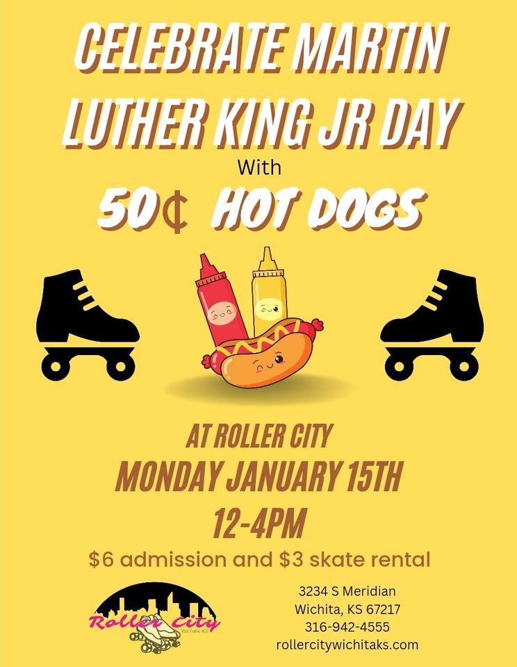50 cent Hot Dog Skate, Roller City, Wichita, January 15 2024 AllEvents.in