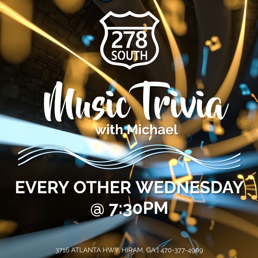 Music Trivia w/ Michael, 278 South, Hiram, January 17 2024 AllEvents.in