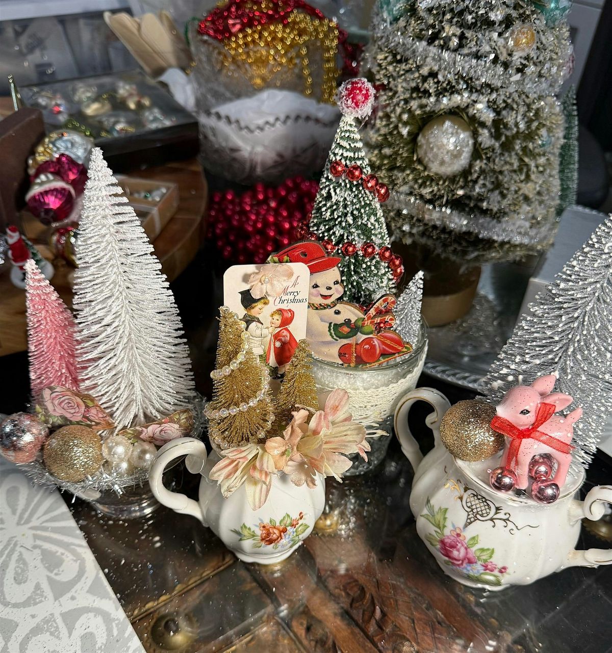 Tiny Trees & Christmas Cheer: A Vintage Bottle Brush Tree Workshop, 18 December | Event in Murchison | AllEvents