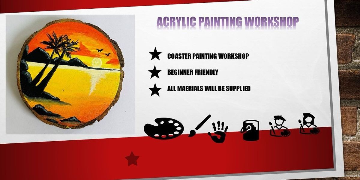 Coaster Painting Workshop, 1 June | Event in Chennai | AllEvents