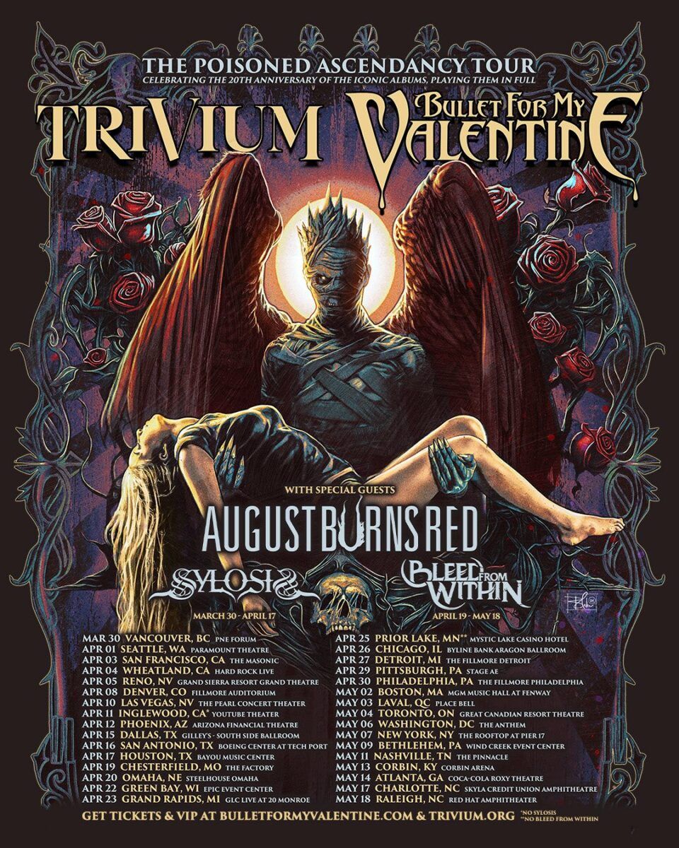 Bullet for My Valentine and Trivium at Place Bell, 3 May | Event in Laval | AllEvents