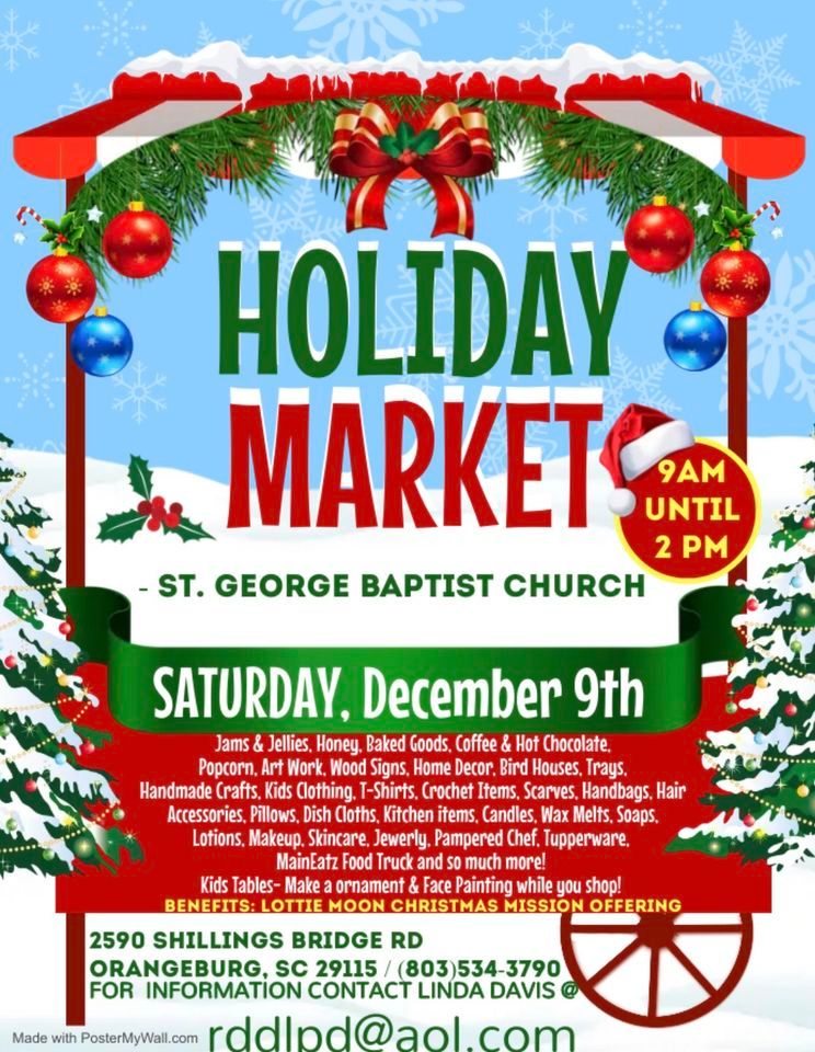 St. Baptist Church Holiday Market, Shillings Bridge Rd