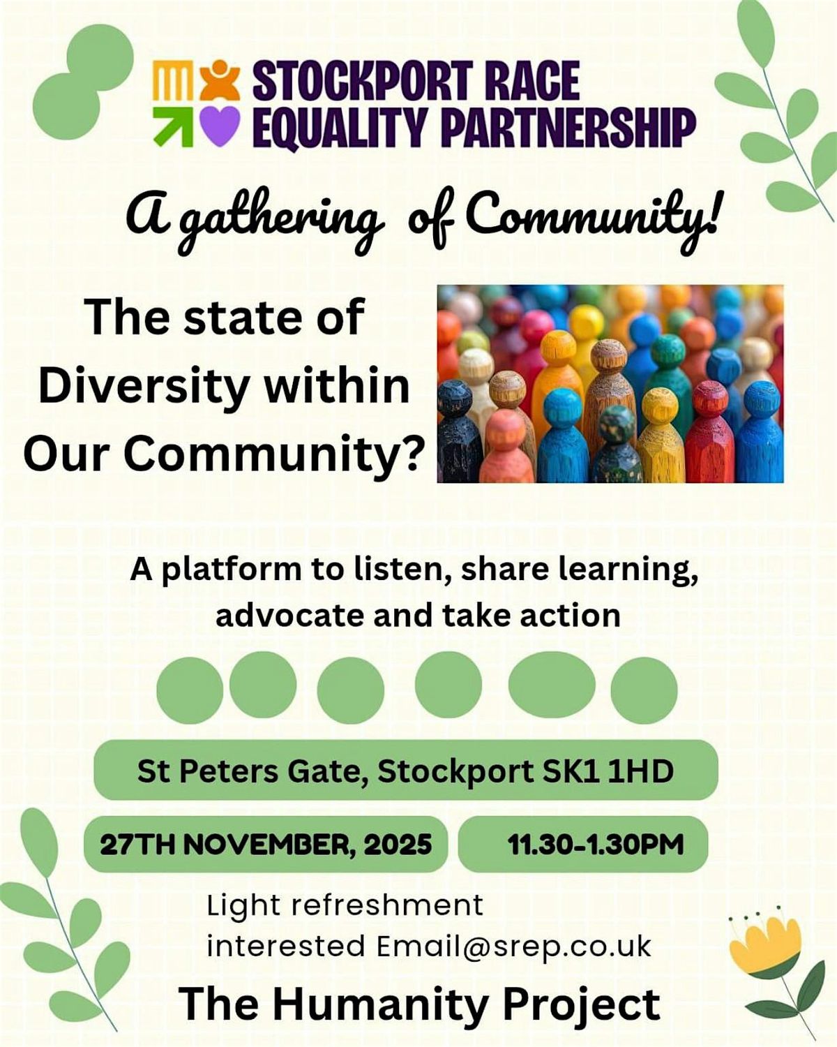 A Gathering of Community | Event in Stockport | AllEvents