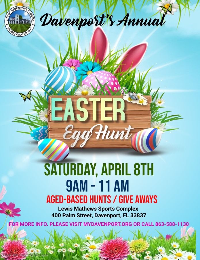 Davenports Annual Easter Egg Hunt, Lewis W Mathews Memorial Sports