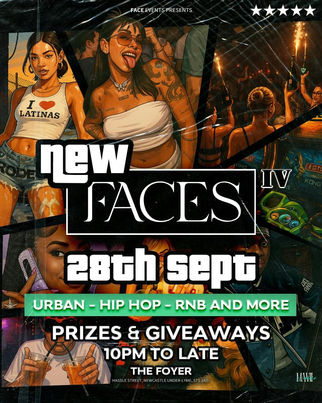 NEW FACES, 28 September | Event in Newcastle-under-Lyme | AllEvents