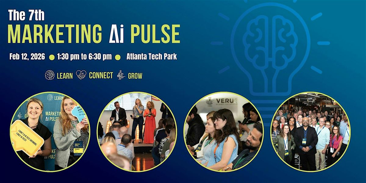 7th Marketing AI Pulse, 12 February | Event in Peachtree Corners | AllEvents