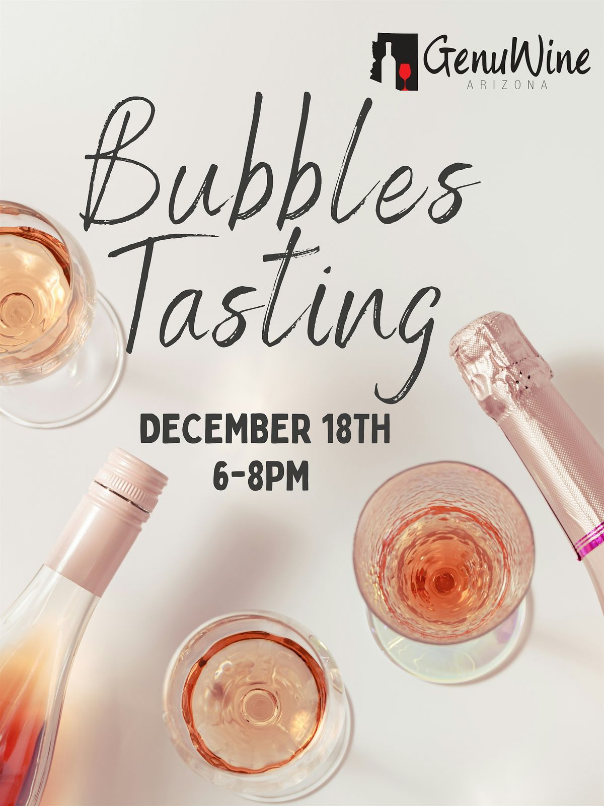 Bubbles Wine Tasting, 18 December | Event in Phoenix | AllEvents