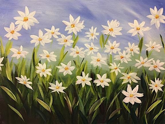 Daisies - Tipsy Brush Painting Party!, 24 March | Event in Kila | AllEvents