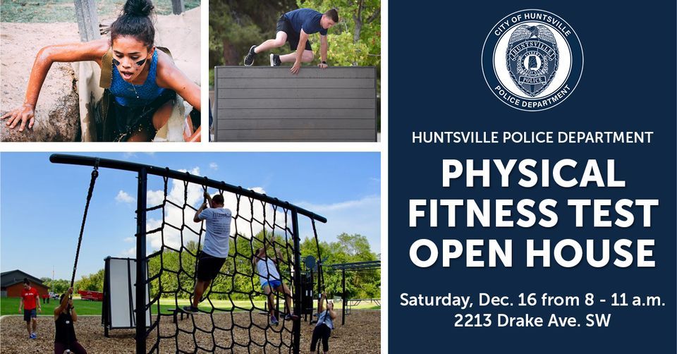 Huntsville Police Physical Fitness Test Open House, 2213 Drake Ave SW