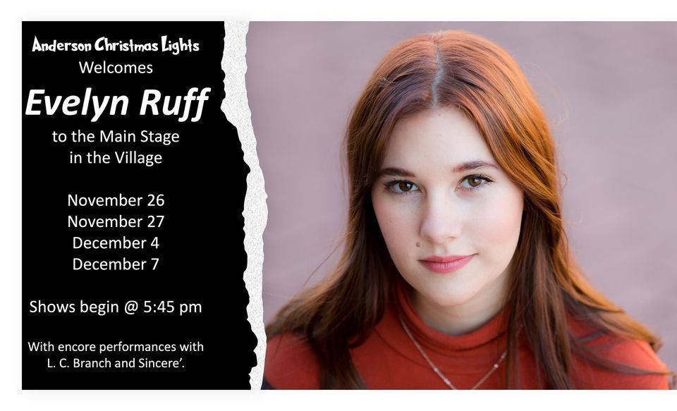 Evelyn Ruff at Anderson Christmas Lights , Anderson Lights of Hope, 7 ...