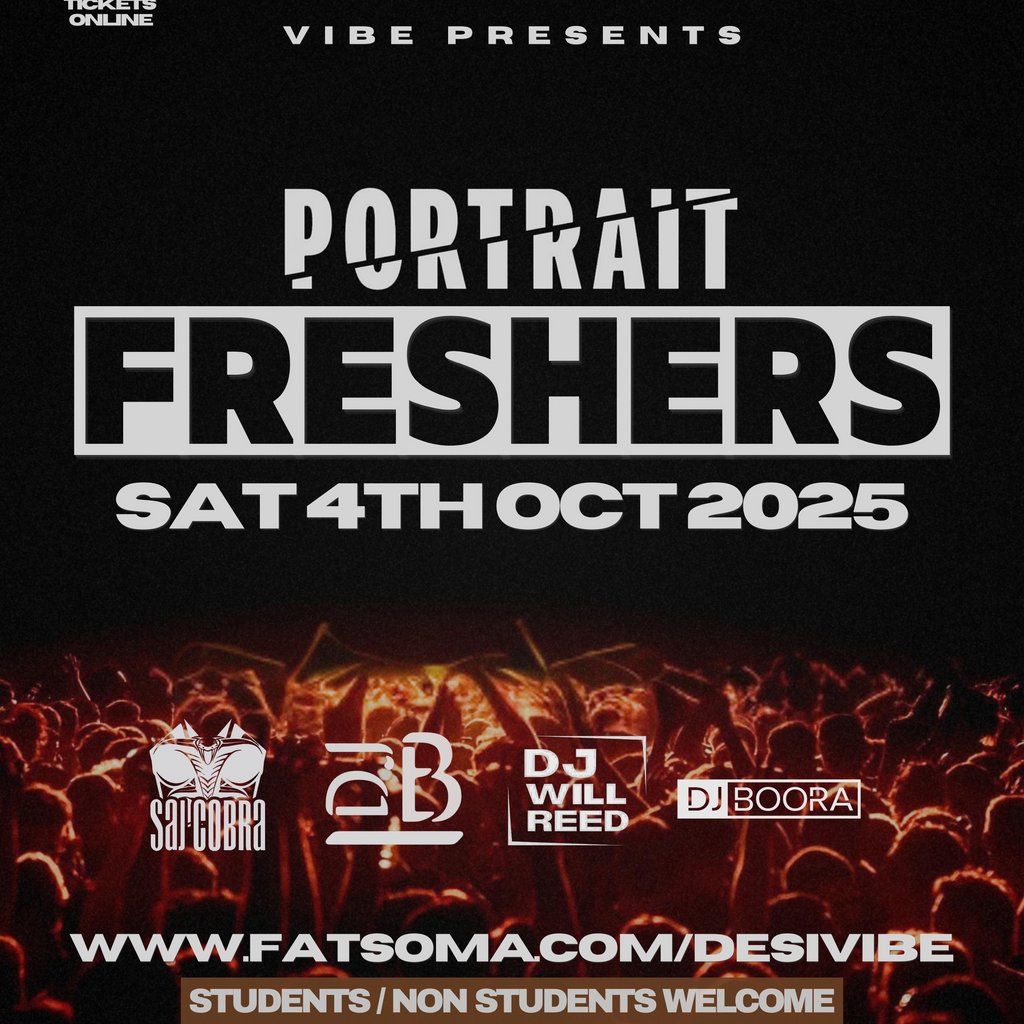 Portrait Freshers Special | Event in Birmingham | AllEvents