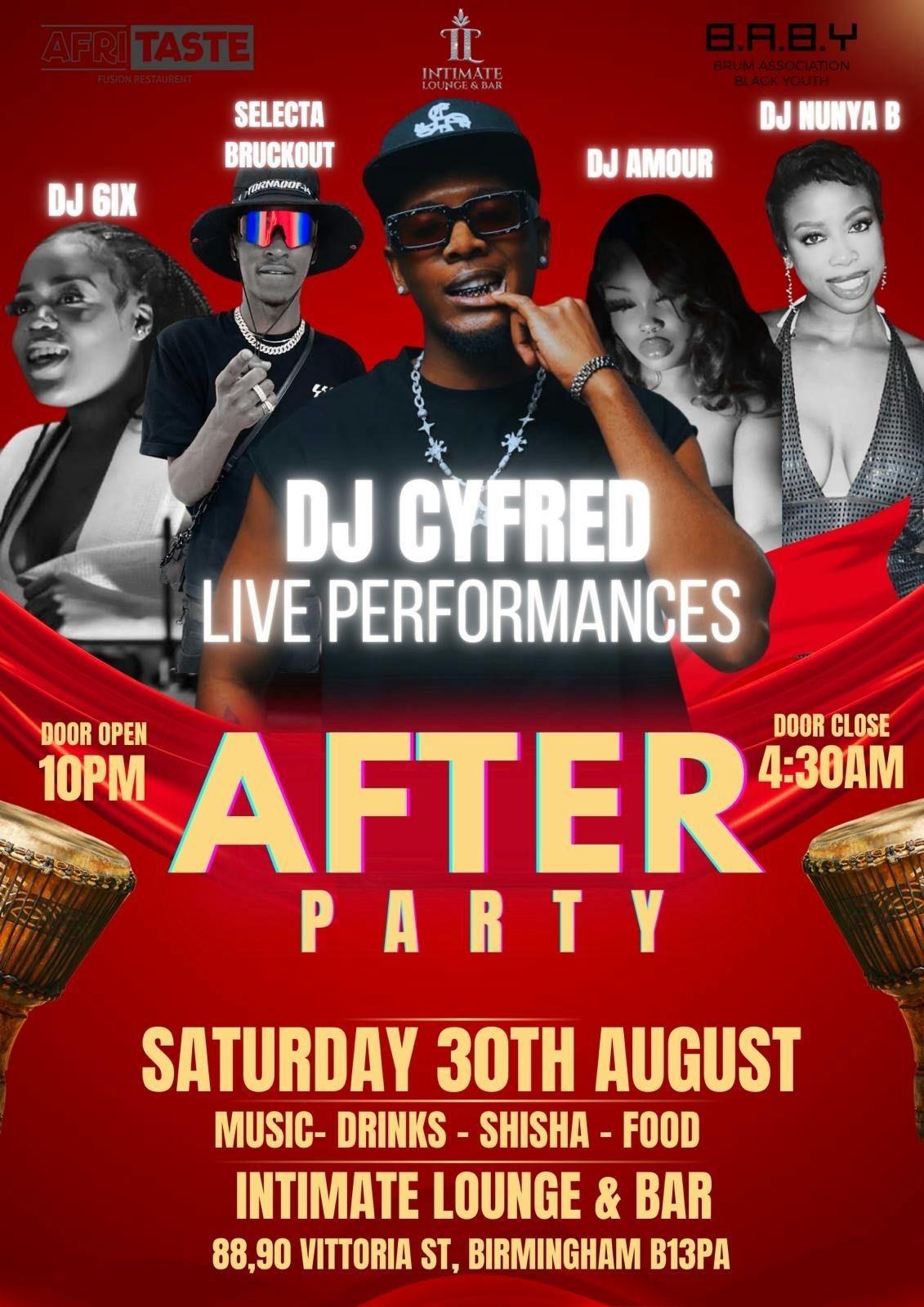 AFTER PARTY, 30 August | Event in Birmingham | AllEvents