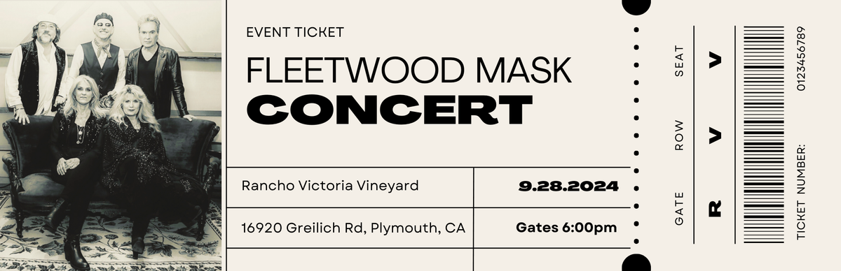 Fleetwood Mask with Fleetwood Mac, 14 September | Event in San Leandro | AllEvents