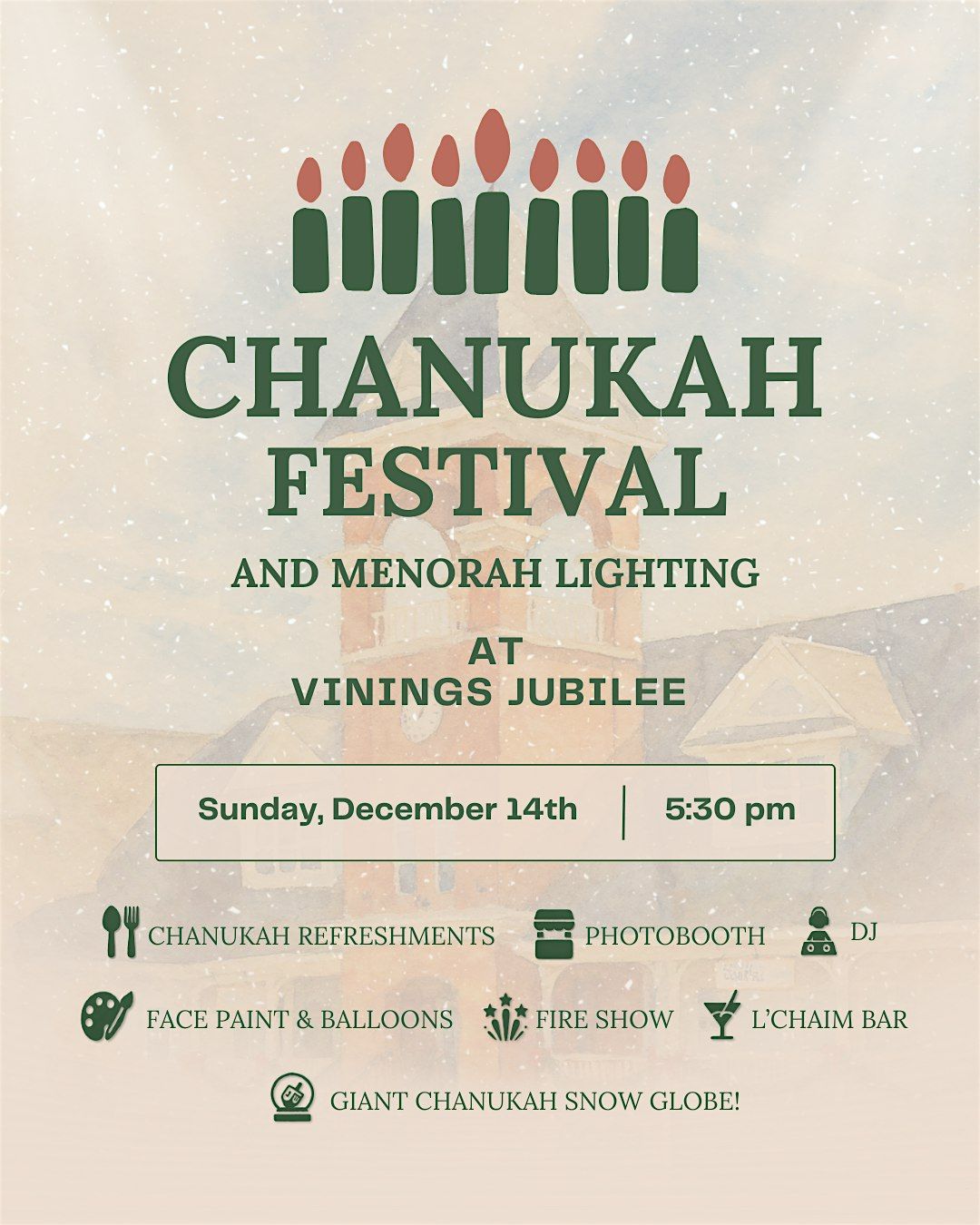 Chanukah Festival & Menorah Lighting at Vinings Jubilee, 14 December | Event in Atlanta | AllEvents