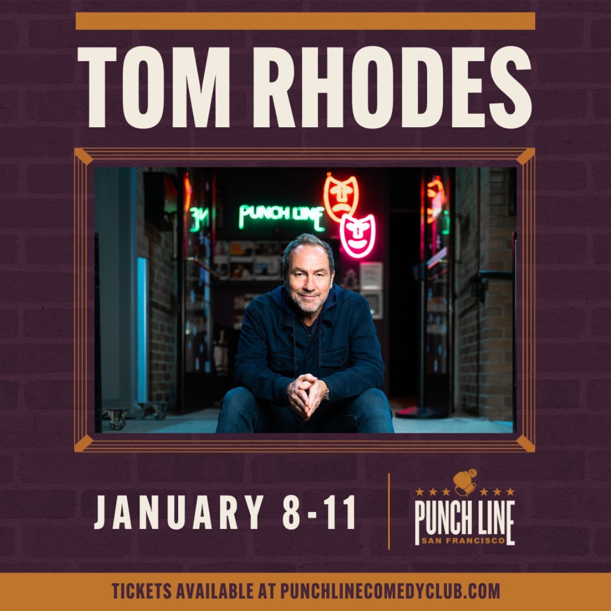 Tom Rhodes at Funny Bone - Orlando, 21 December | Event in Williamsburg | AllEvents