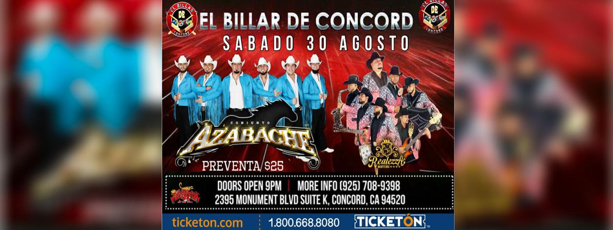 CONJUNTO AZABACHE & REALEZA NORTEÑA, 30 August | Event in Concord | AllEvents