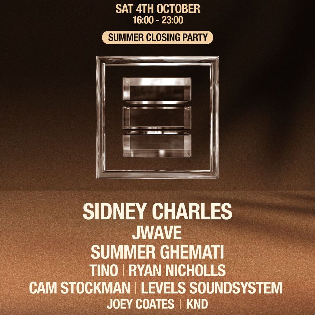 Levels Pres Sidney Charles - Summer closing party | Event in Birmingham | AllEvents