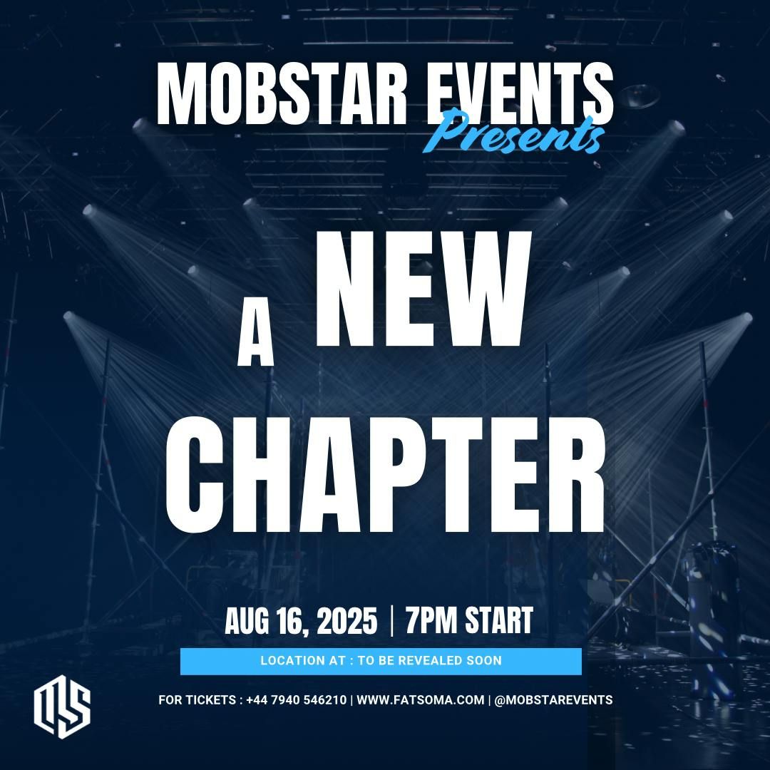 A New Chapter, 16 August | Event in London | AllEvents