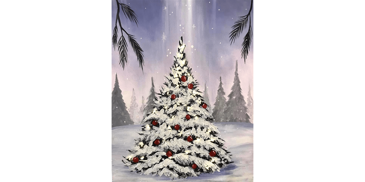 Dreaming of a White Christmas - Paint and Sip in Sacramento | Classpop!™, 18 December | Event in Elk Grove