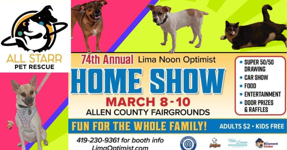 Lima Noon Optimist Home Show, Allen County Fairgrounds, Lima, 8 March