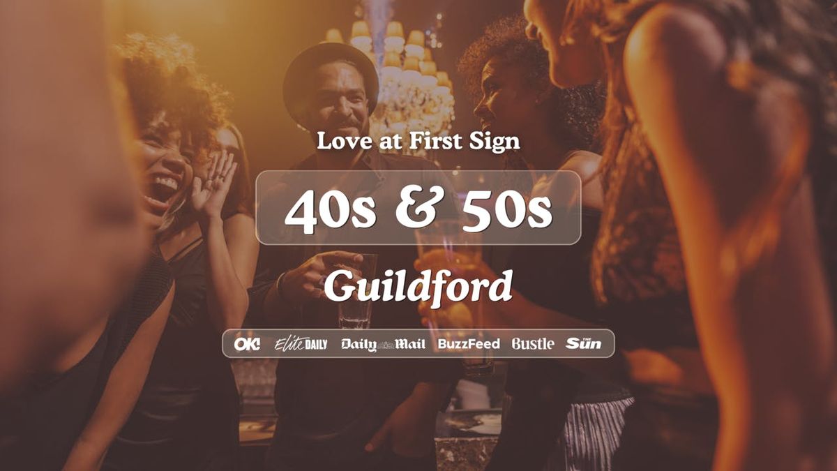 40s 50s Singles Night at All Bar One Guildford | Love at First Sign