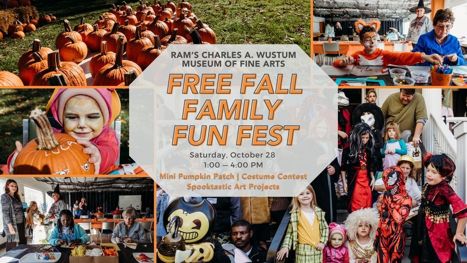 Free Fall Family Fun Fest, RAM's Wustum Museum of Fine Arts, Racine, 28 ...